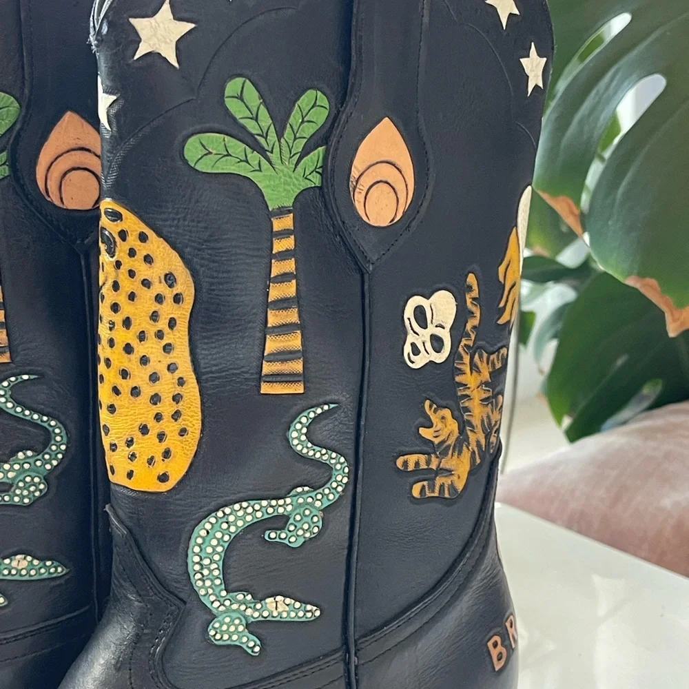 Brother Vellies yin Yang cowboy boot - Picture 2 of 10